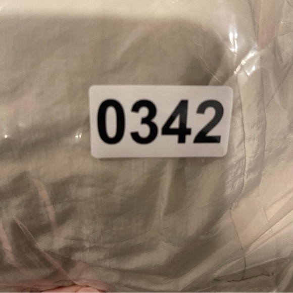 Young LA Womens Retro Cargo Joggers W222 Size Small Beige Pockets Parachute - Picture 12 of 12